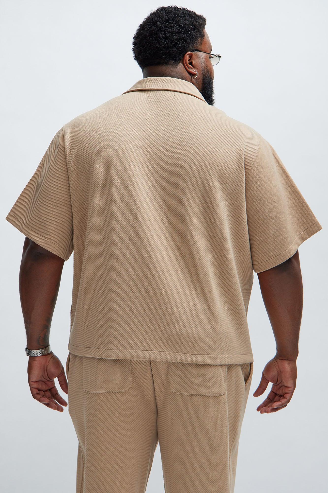 Kina Textured Shirt - Tan Product Image