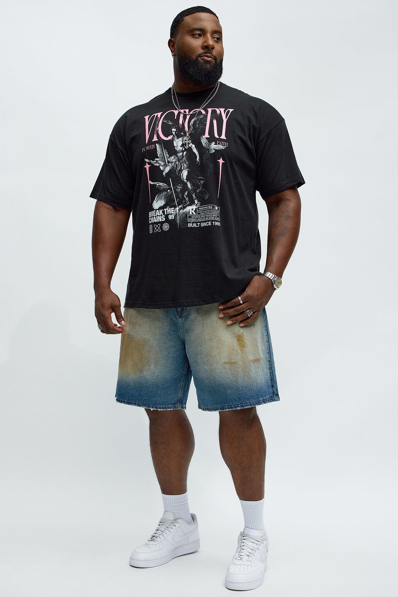 Victory Power Faith Short Sleeve Tee - Black Male Product Image