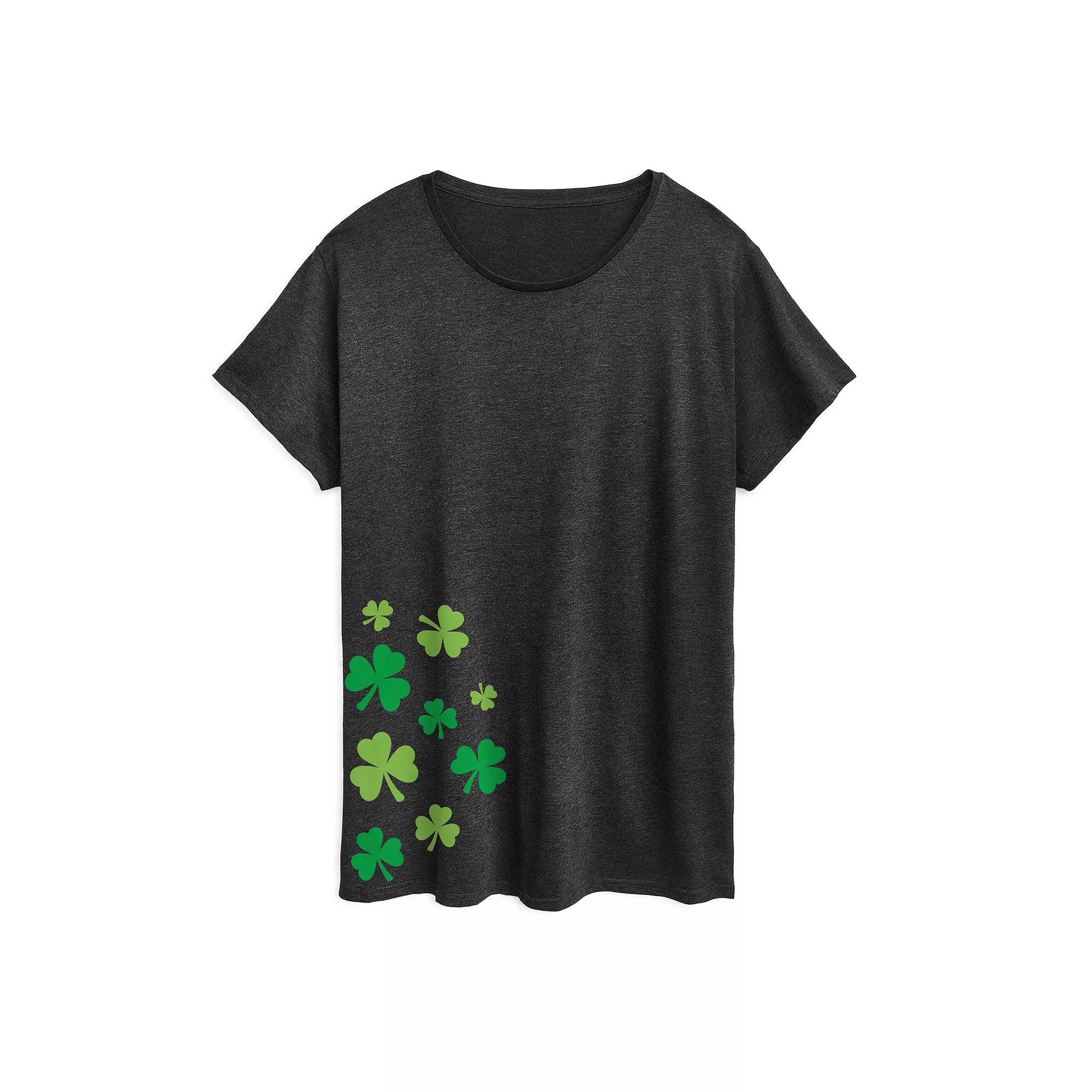 Plus Shamrock Graphic Tee, Women's,  Product Image