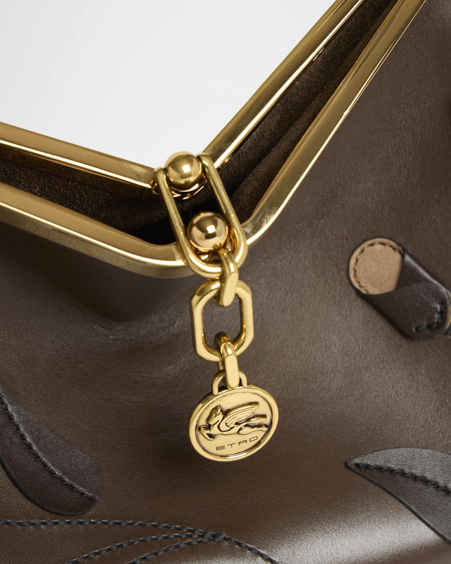 Vela Origami Patch Leather Shoulder Bag Product Image