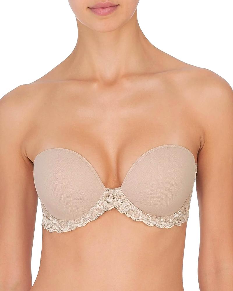Womens Feathers Plunge Strapless Bra Product Image