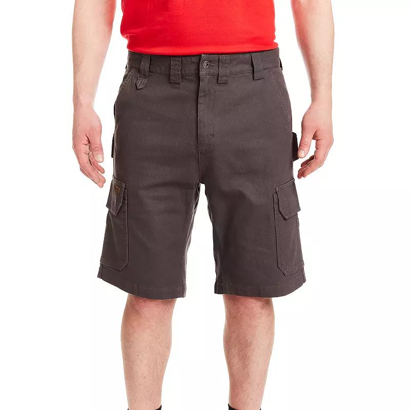Men's Smith's Workwear 11-inch Relaxed-Fit Stretch Duck Canvas Cargo Shorts,  Product Image
