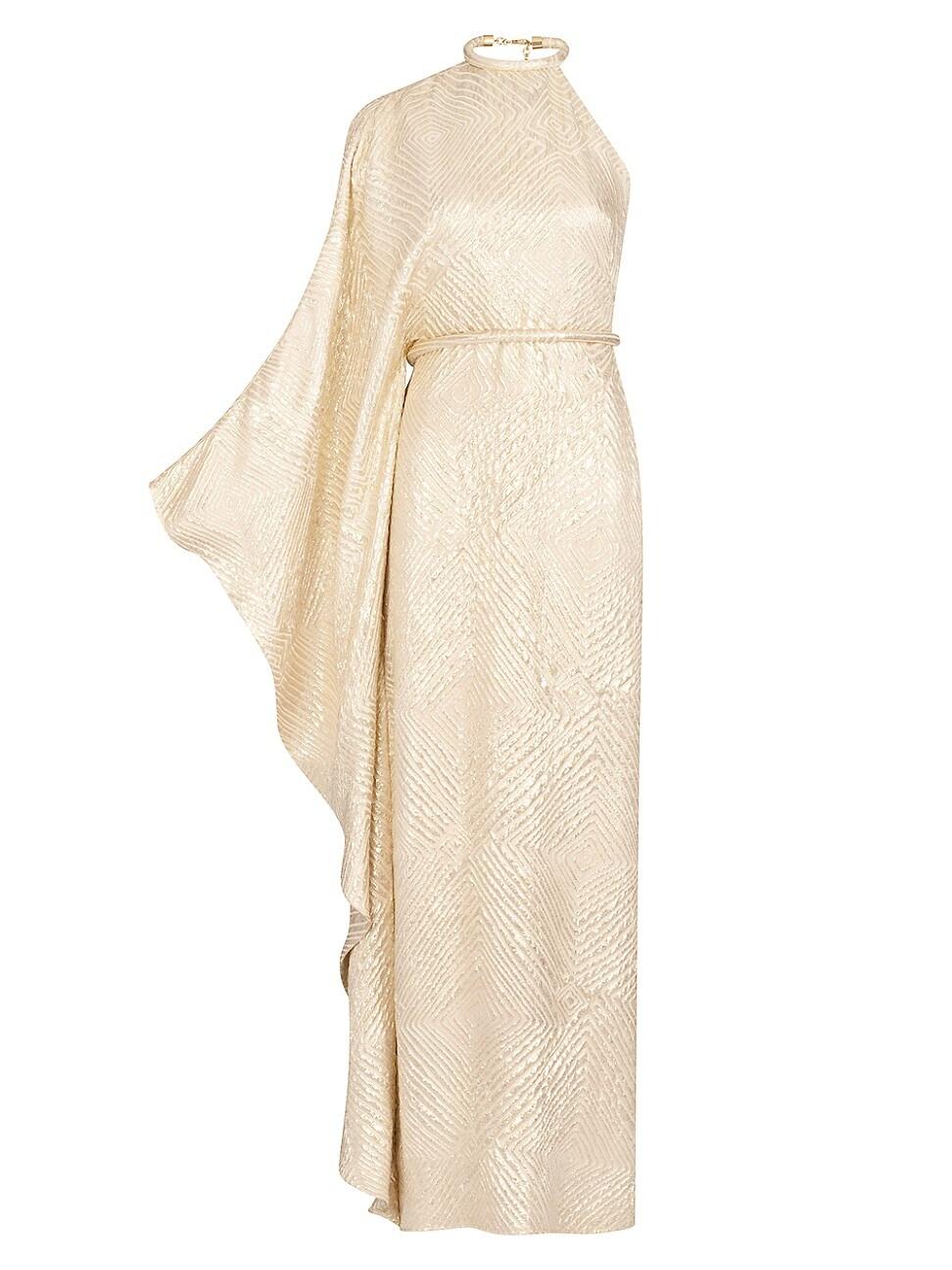 Womens Gael Silk-Blend Maxi Dress Product Image