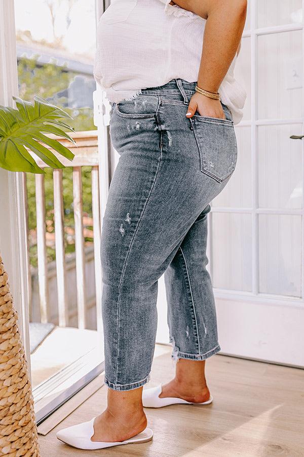 Judy Blue Caroline High Waist Crop Jean Curves Product Image