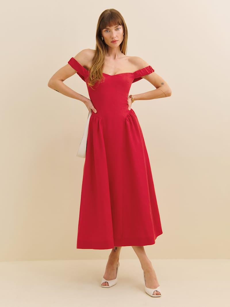 Monet Linen Dress Product Image