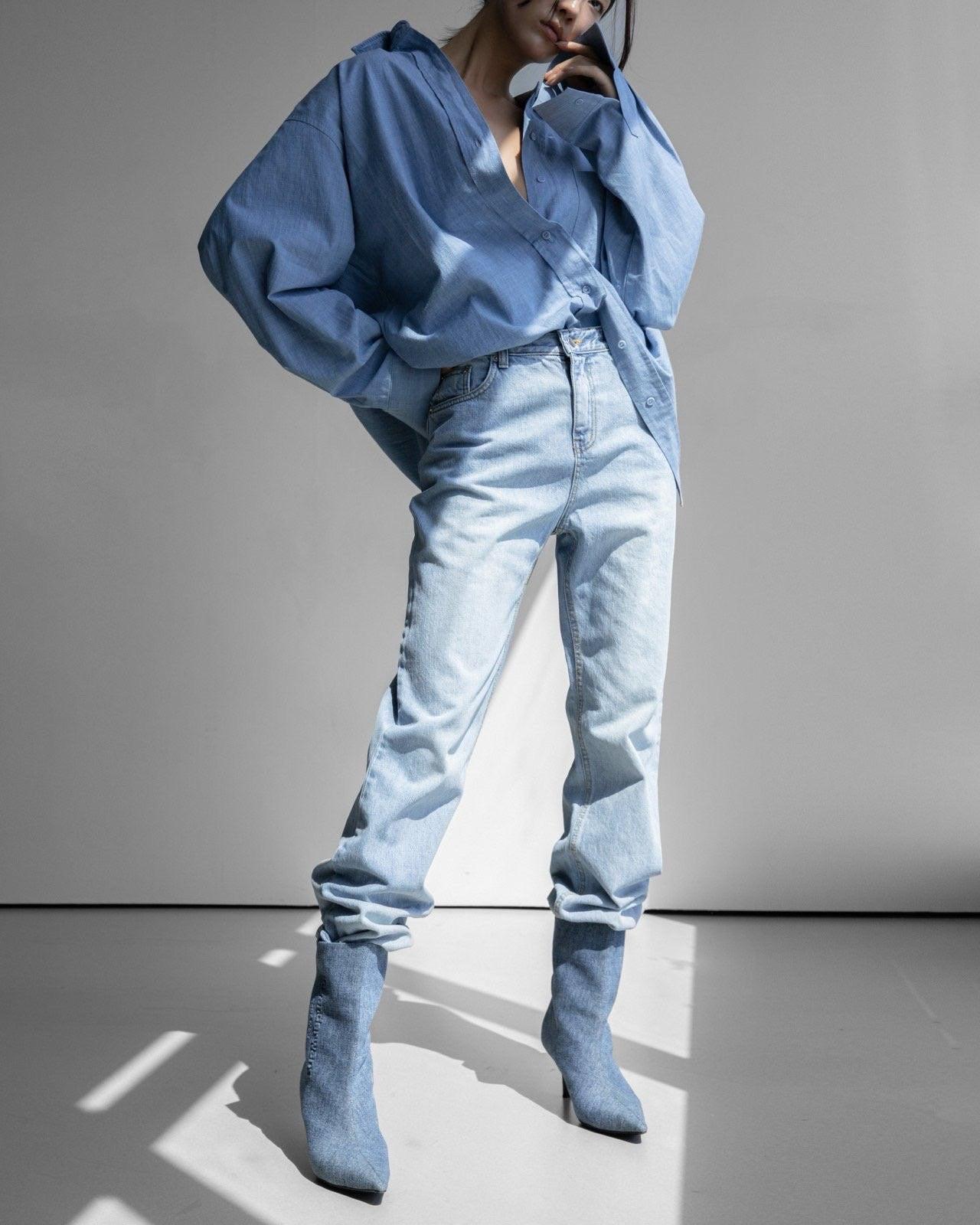 Slim Straight Leg Jeans Product Image