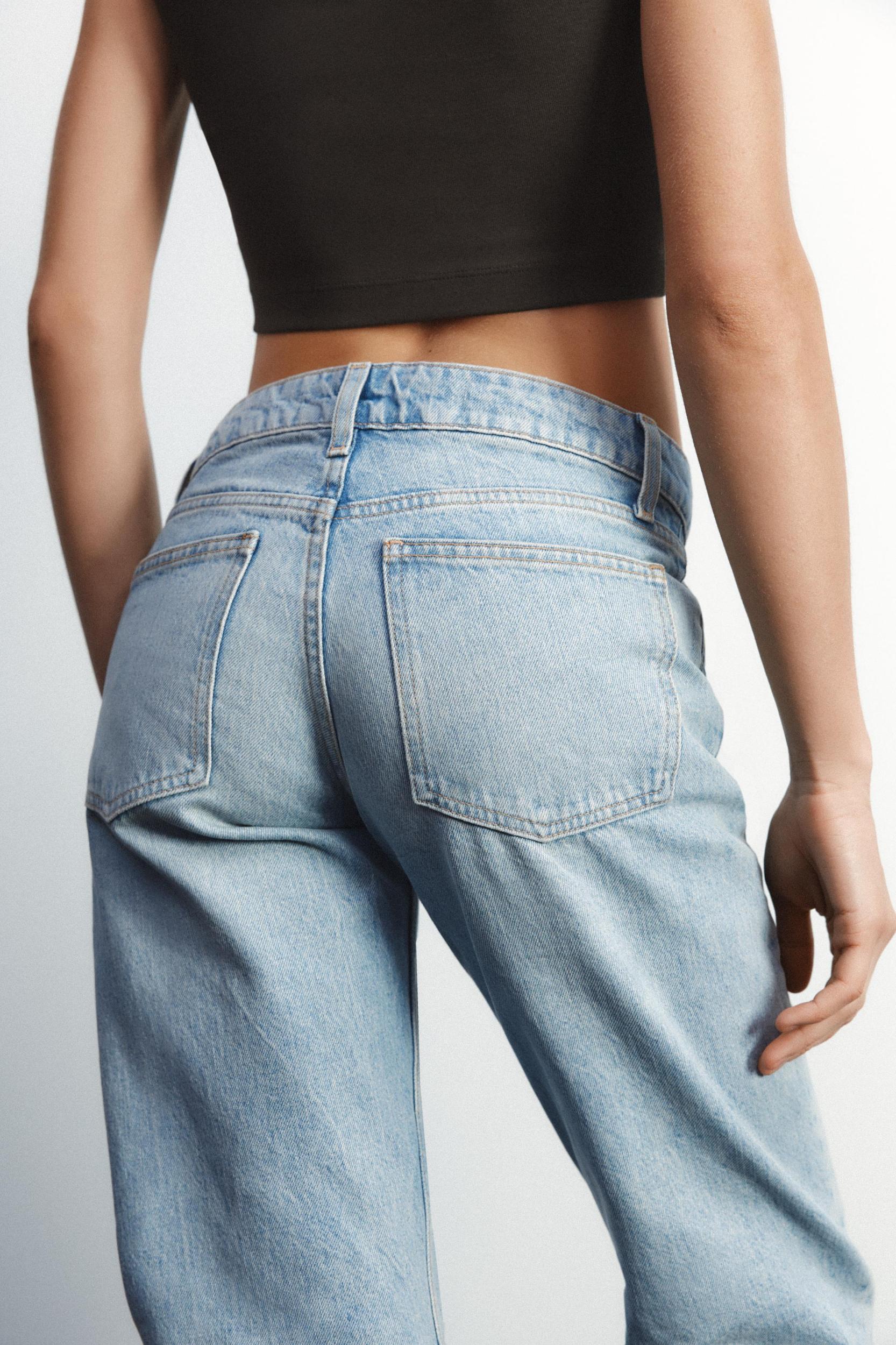 TRF LOW-RISE WIDE LEG JEANS Product Image