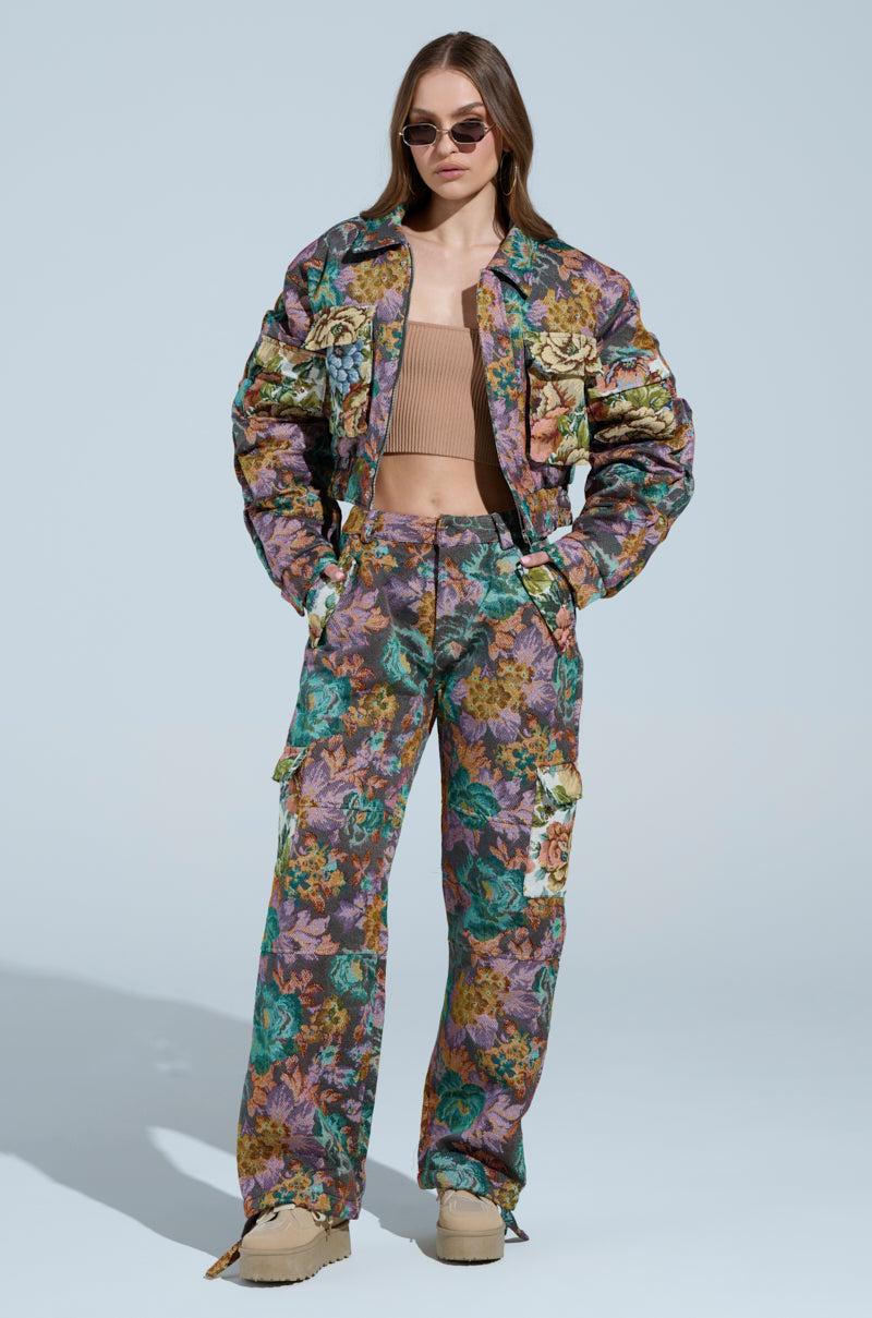 LOGAN SQUARE JACQUARD BOMBER Product Image