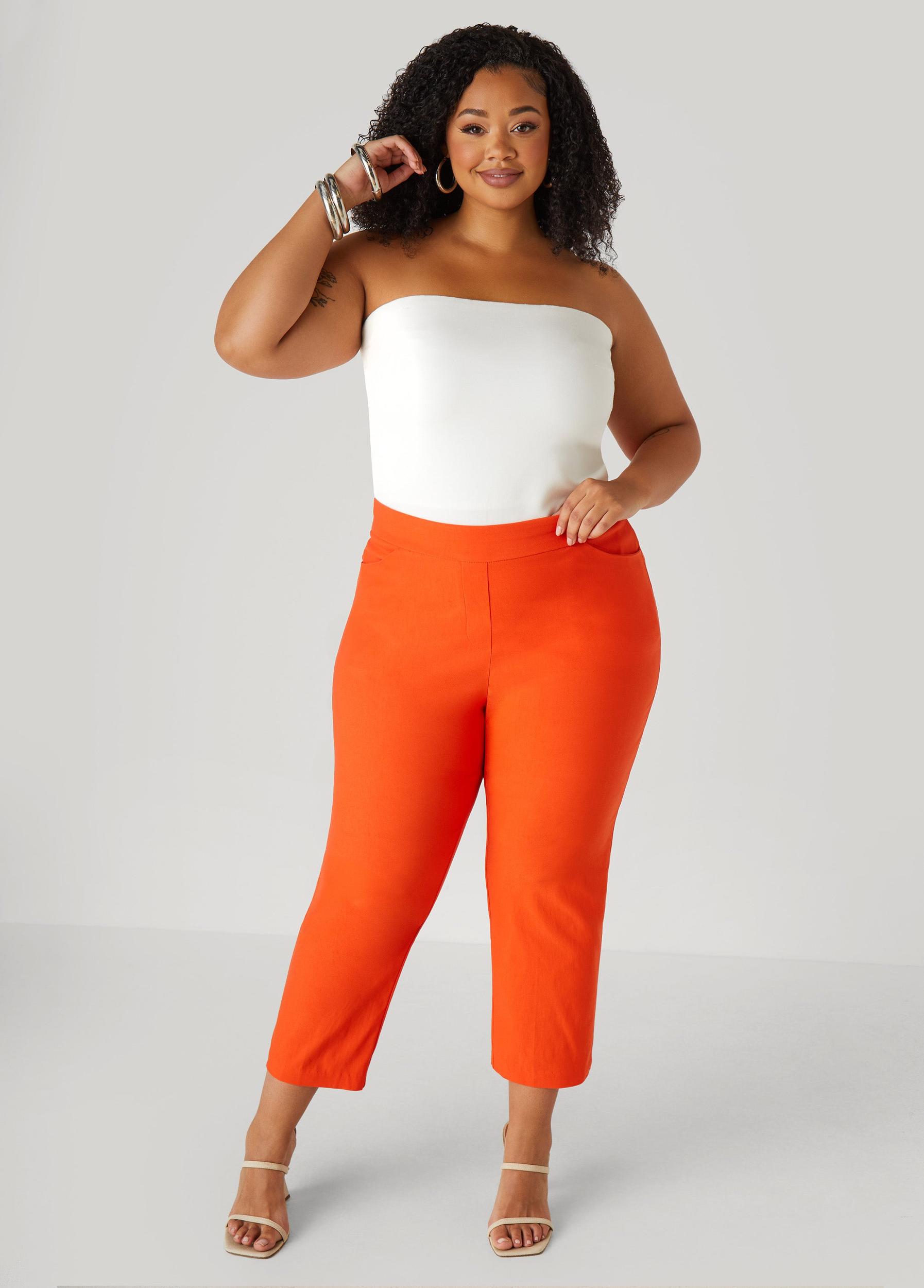 Plus Size Millennium Pull On Capris Ashley Stewart Product Image