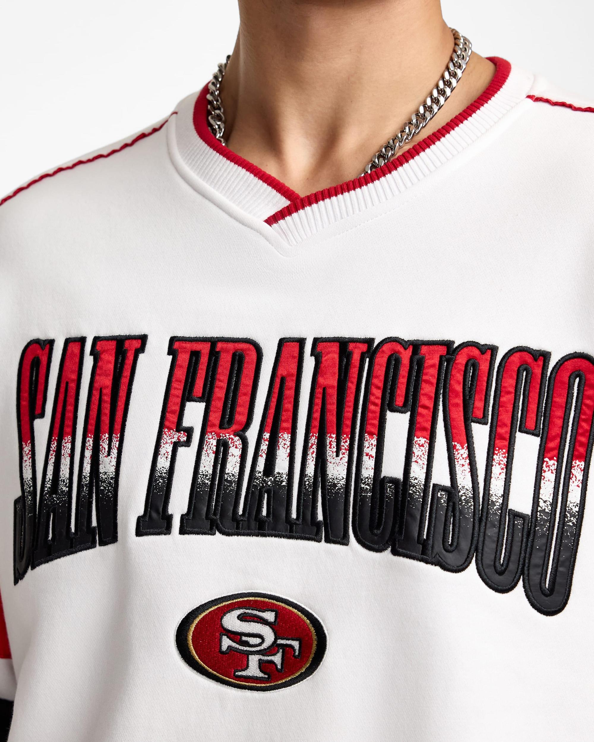 New York Giants Sport Classics White Crewneck Male Product Image