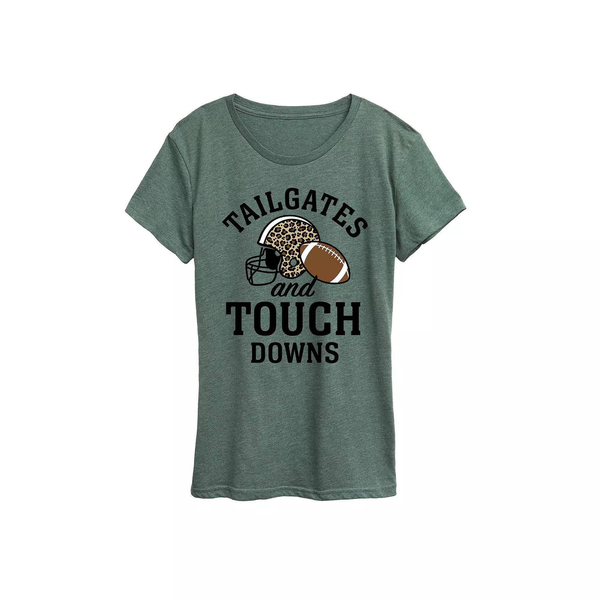 Women's Tailgates Touchdowns Graphic Tee, Girl's,  Product Image