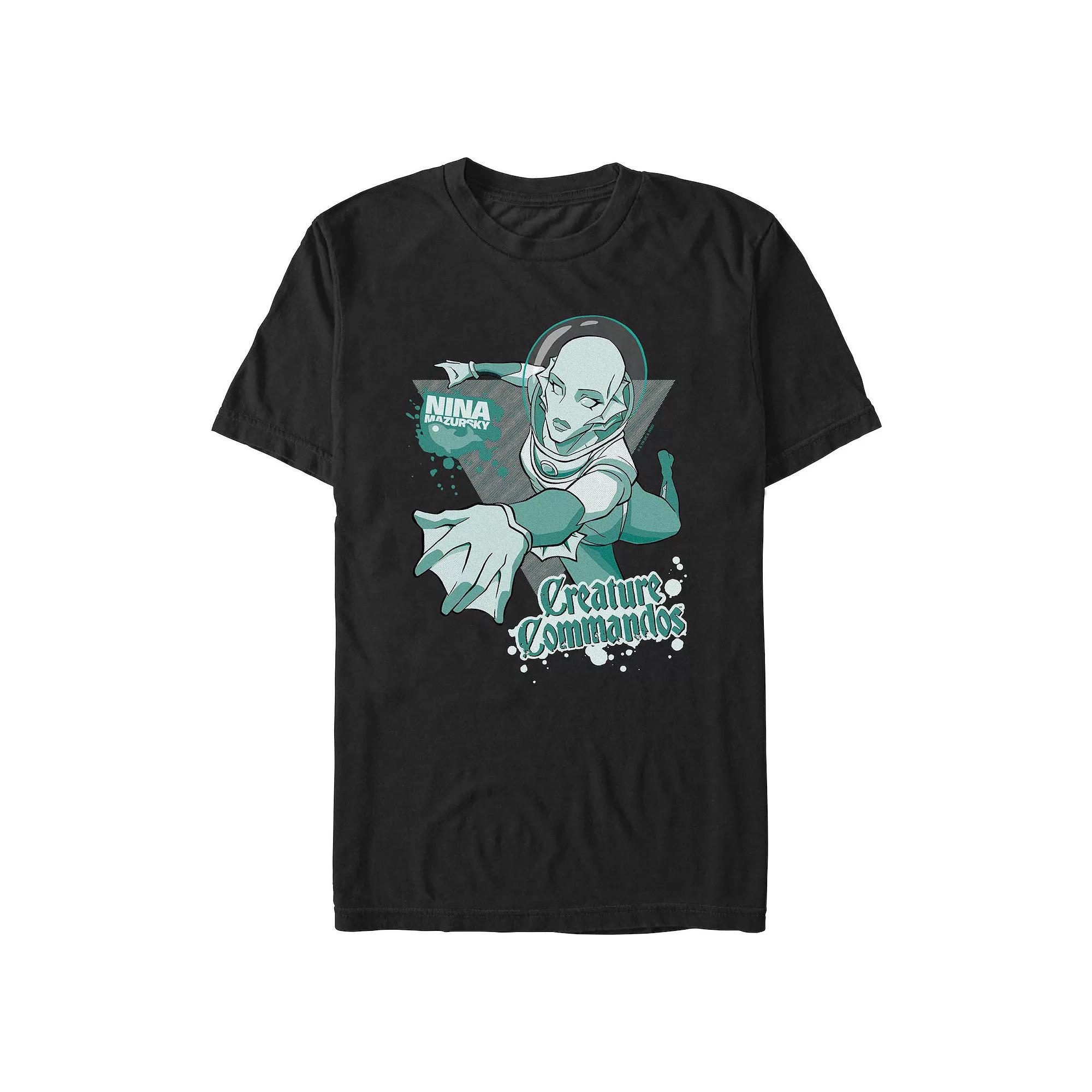 Men's Creature Commandos Presenting Nina Mazursky Graphic Tee,  Product Image