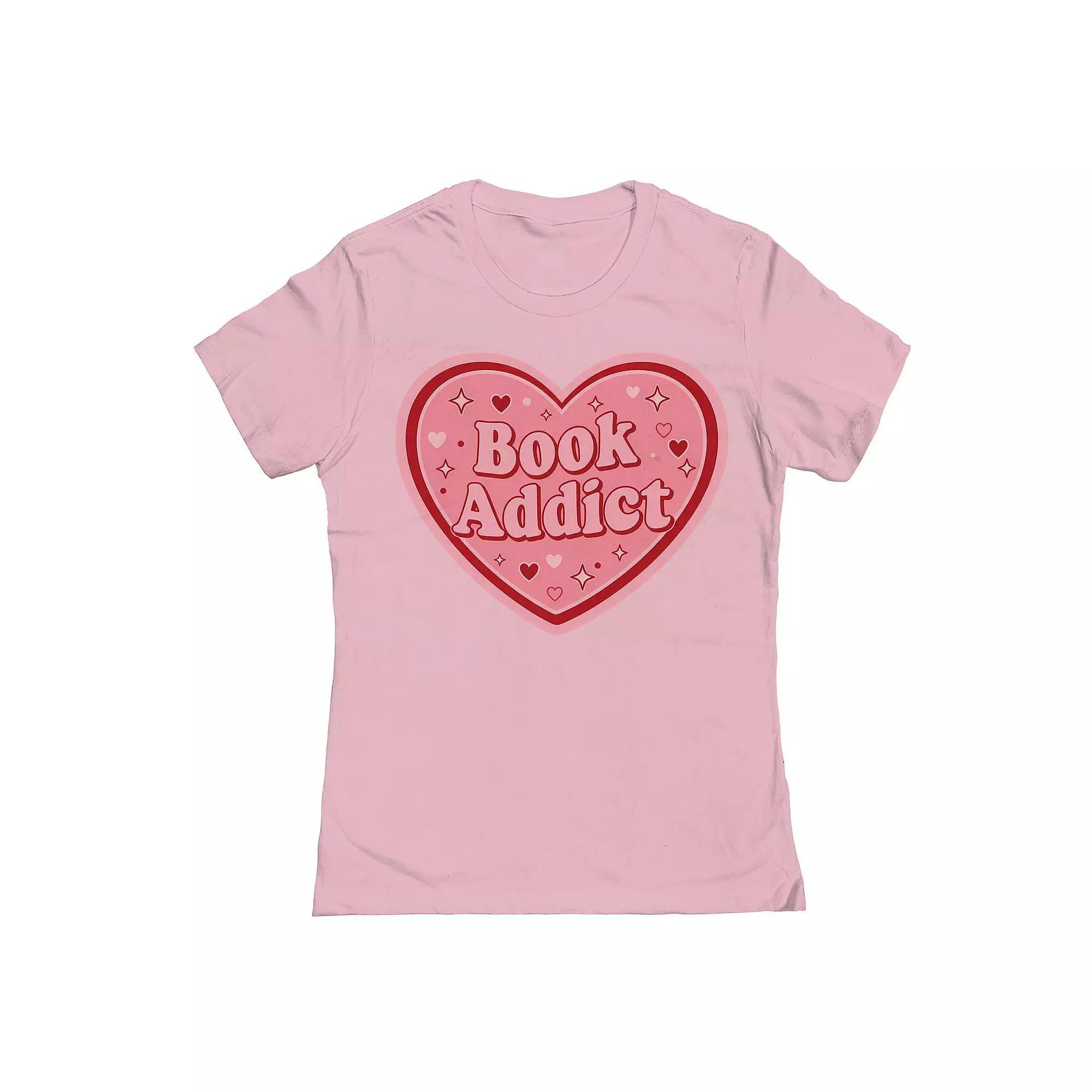 Junior's Book Addict Graphic Tee, Women's,  Product Image