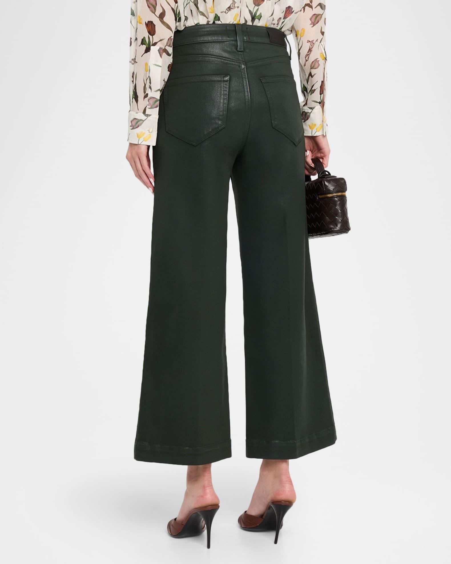 Anessa Coated Wide Ankle Jeans Product Image