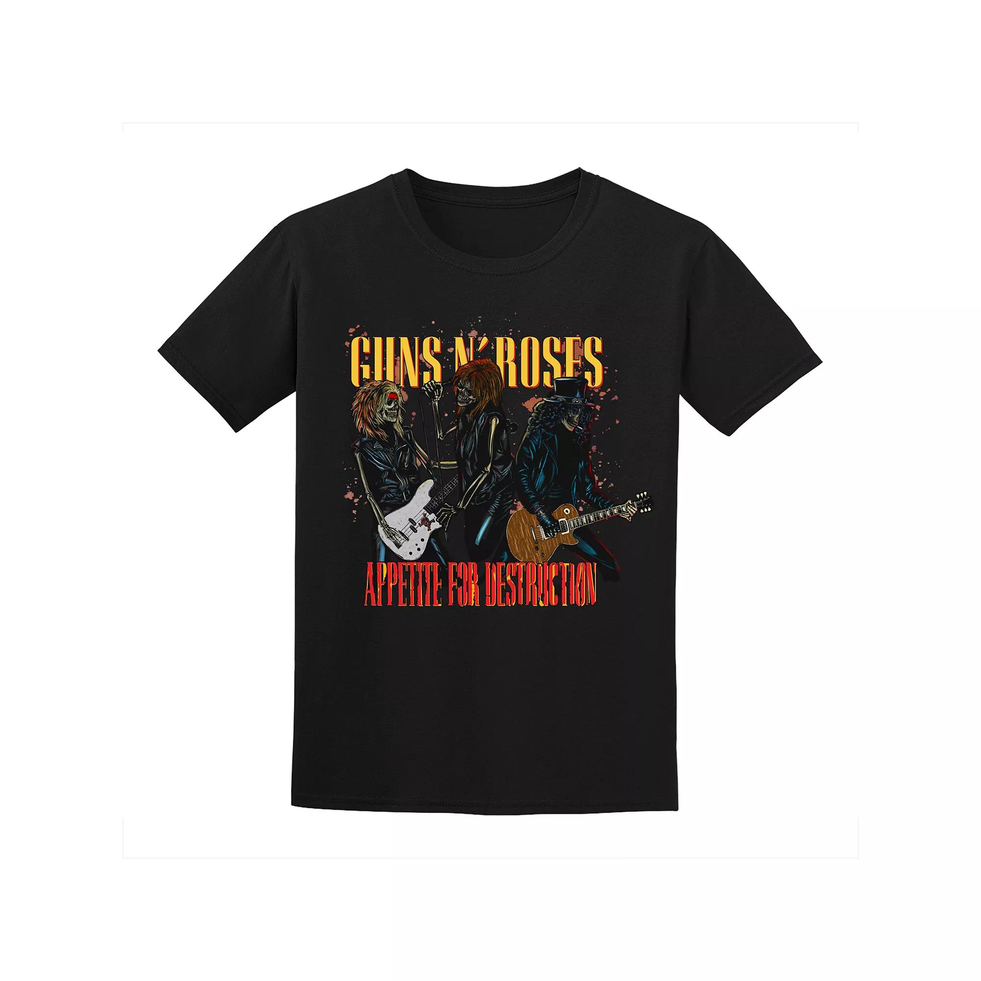Men's Guns N' Roses Tee, Size: Medium, Black Product Image