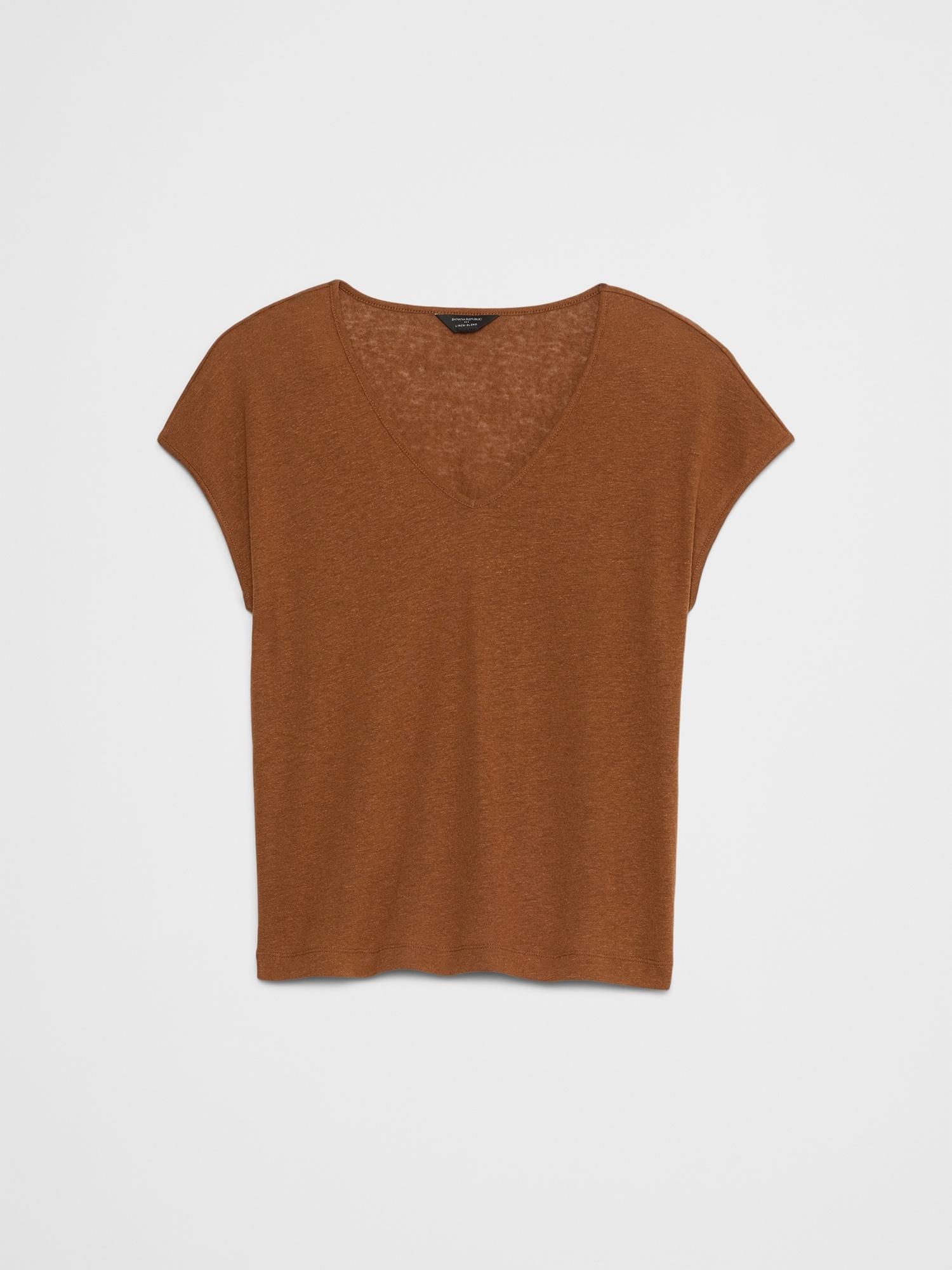 Linen-Blend Top Product Image