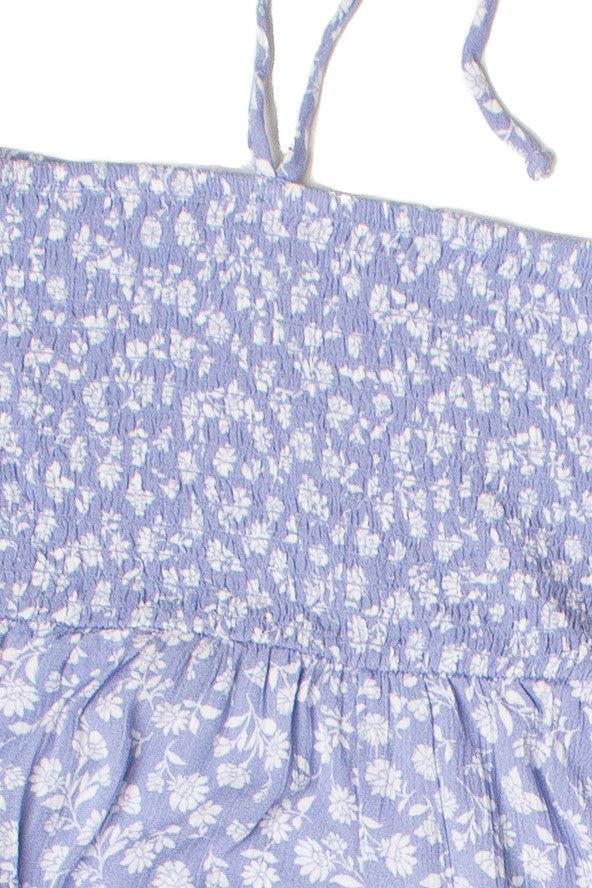 Floral Smocked Hanky Hem Dress Product Image