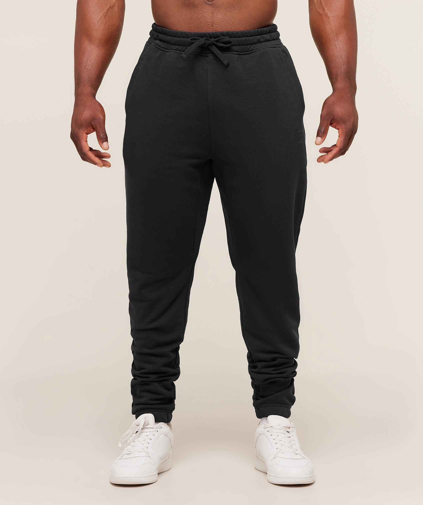 Gymshark Power Joggers Tall - Black/Asphalt Grey Male Product Image