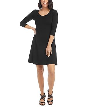 Karen Kane Petites Scoop Neck A Line Dress Product Image