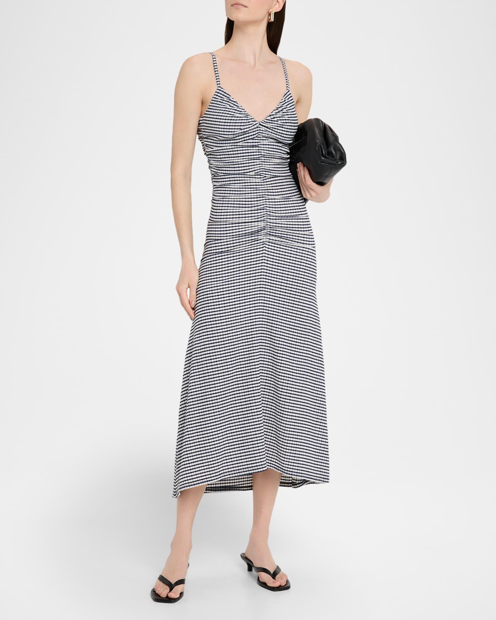 Mari Gingham Midi Dress Product Image