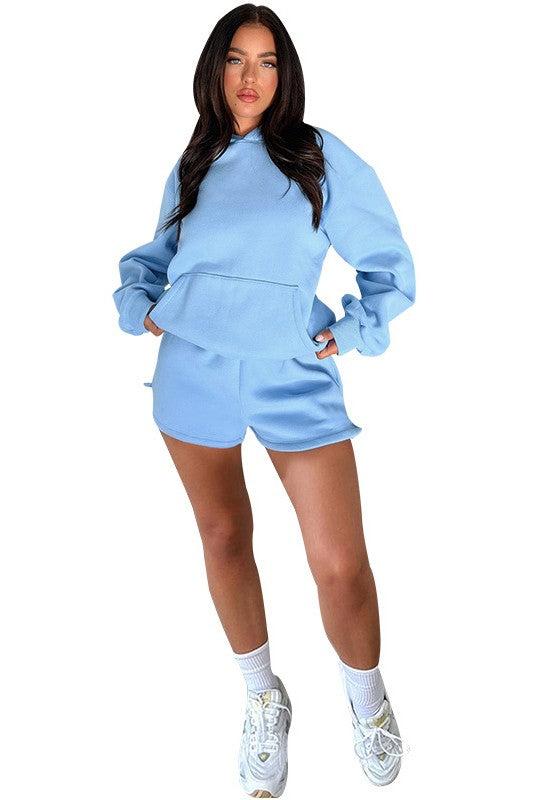 SEXY TWO PIECE TOP AND SHORTS SET Product Image