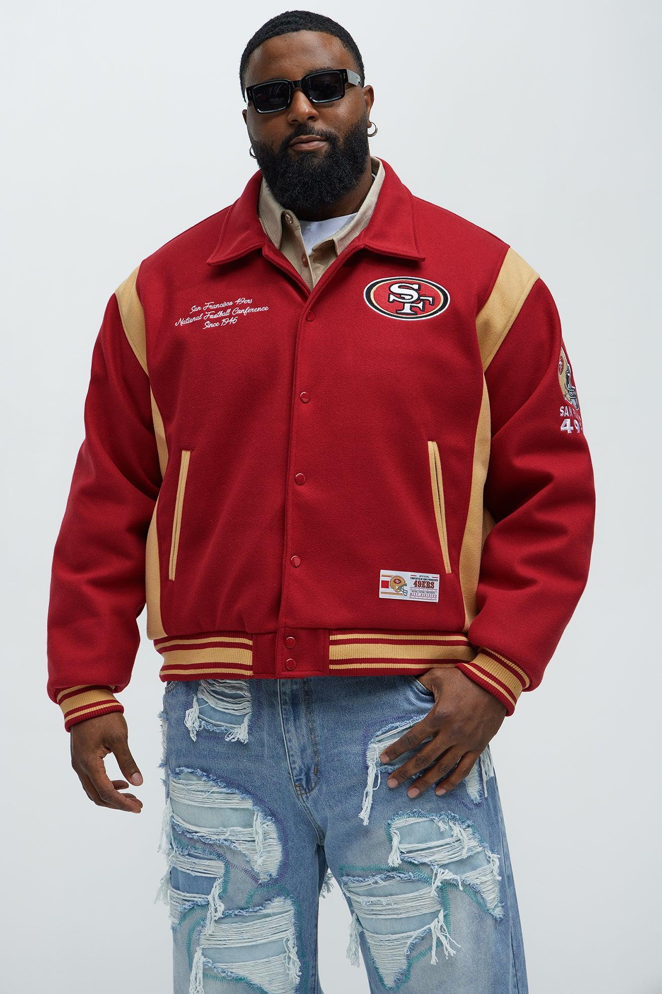 49ers Air Supremacy Jacket - Gold/Red Male Product Image