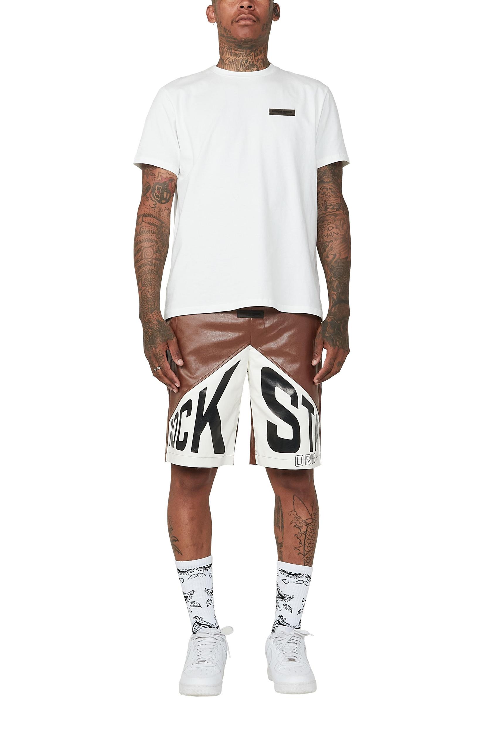 Zayn White Graphic Short Set Male Product Image