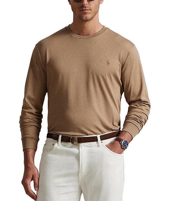 Polo Ralph Lauren Big & Tall Soft Cotton Long Sleeve T-Shirt Product Image