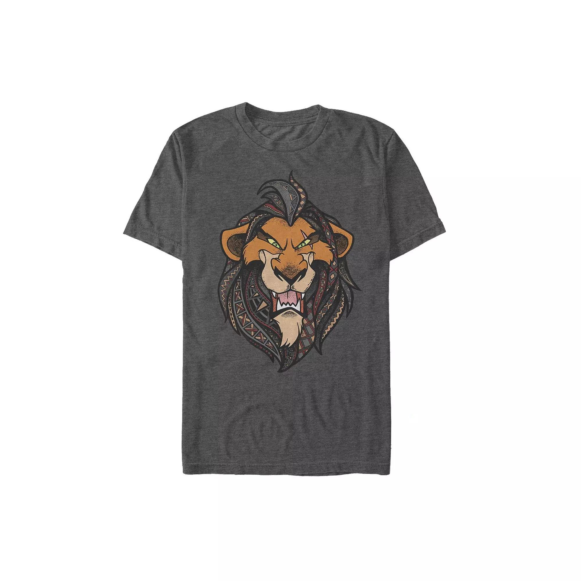 Disney's The Lion King Men's Patterned Scar Tee,  Product Image