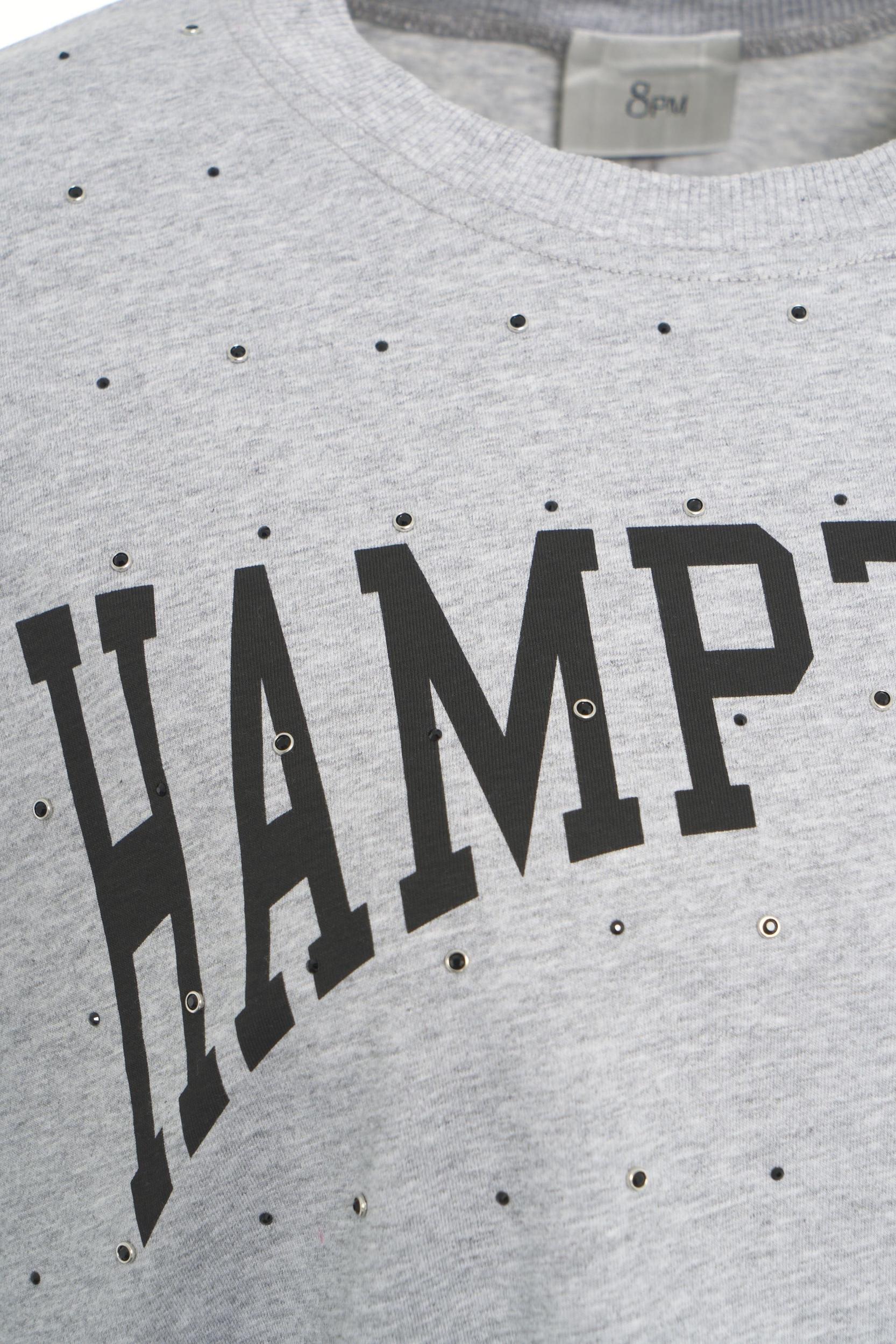 T-shirt with rhinestones 'Bowery' Product Image