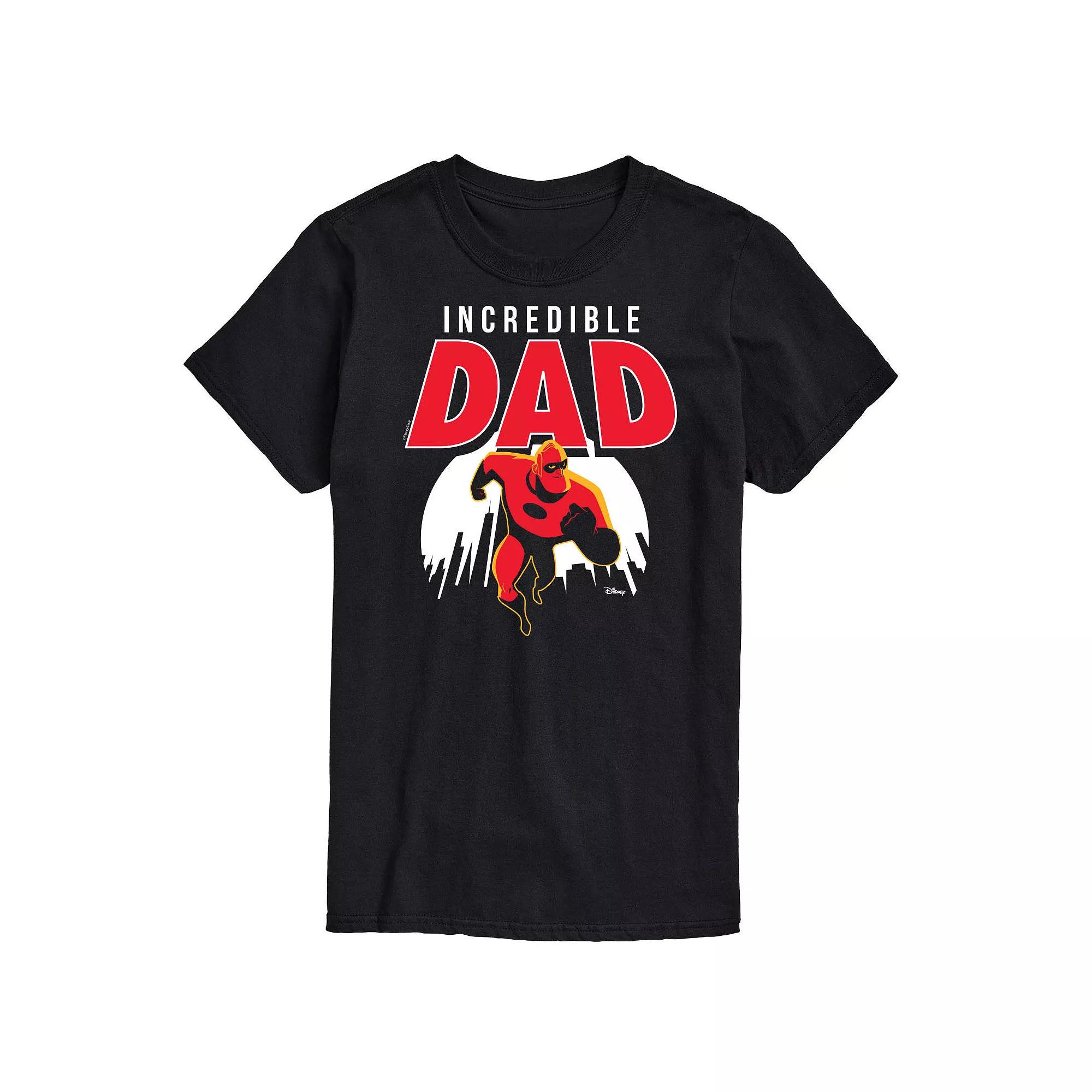 Disney's Men's The Incredibles Incredible Dad Tee,  Product Image