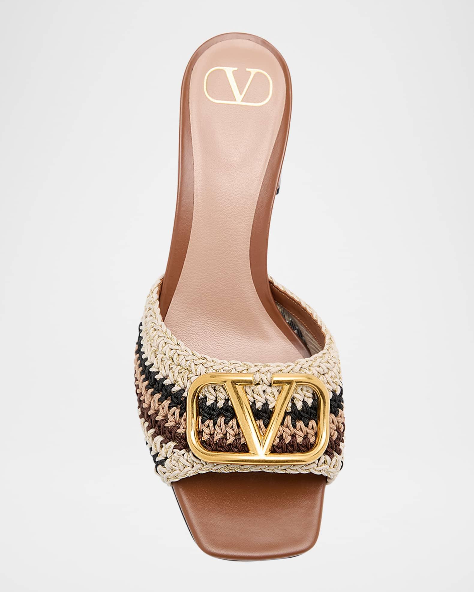 VLogo Crochet Slide Sandals Product Image