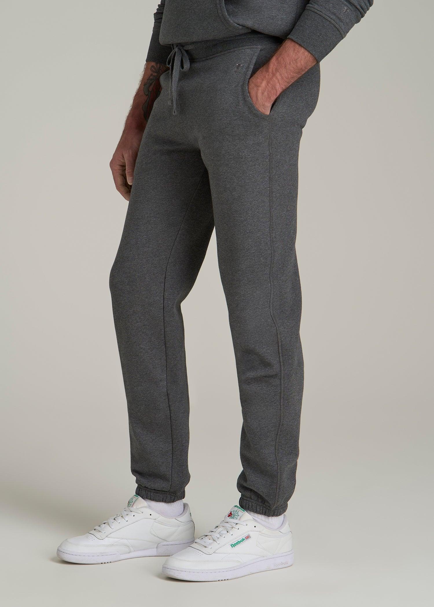 Wearever 2.0 Fleece Sweatpants for Tall Men in Charcoal Mix Male Product Image