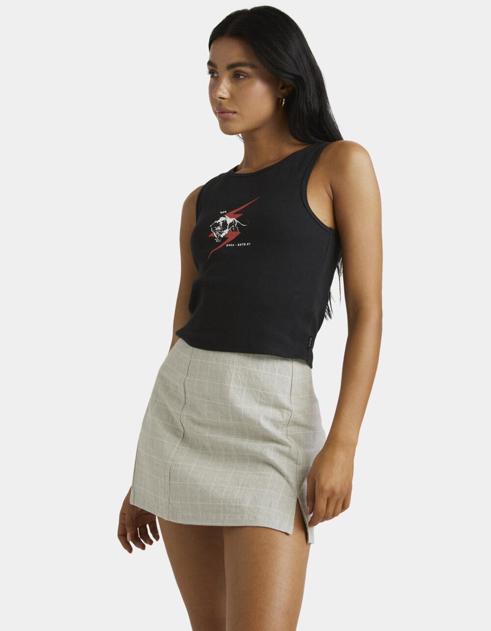 RVCA Reform Womens Mini Skirt - GRAVEL Product Image