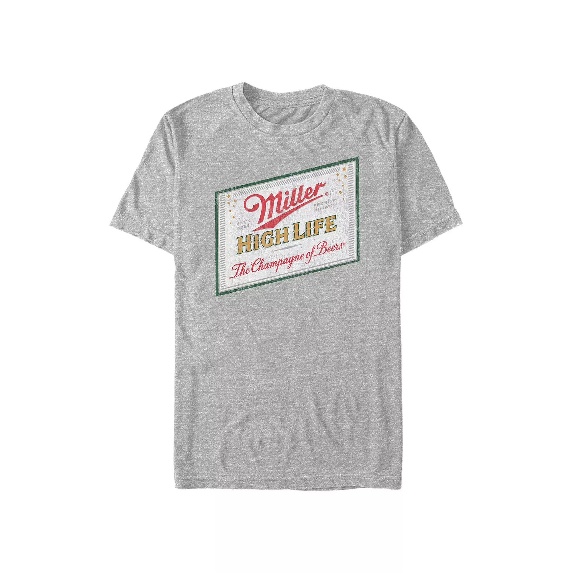 Men's Coors Light Miller High Life Label Graphic Tee,  Product Image