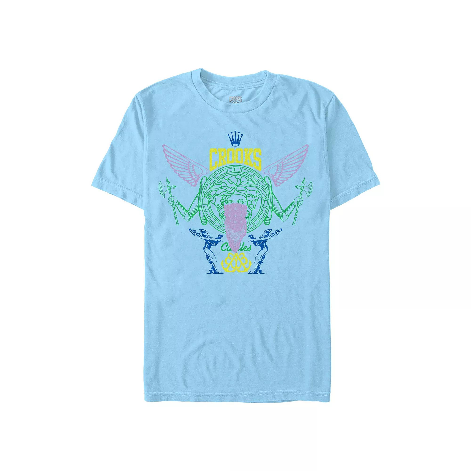 Men's Crooks And Castle The Medusa Bandit Crest Graphic Tee,  Product Image
