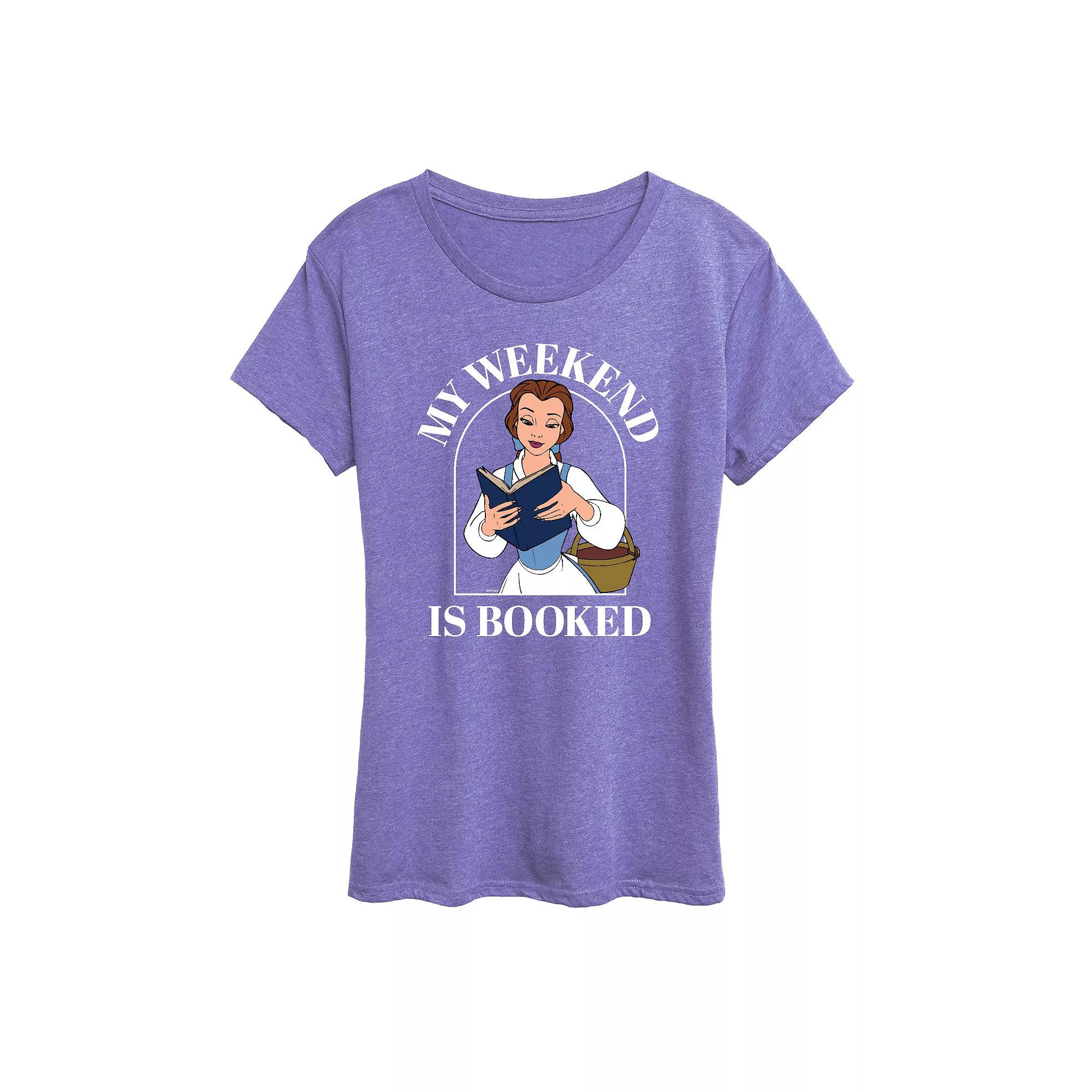 Disney Princess Belle Women's Weekend Graphic Tee, Girl's,  Product Image
