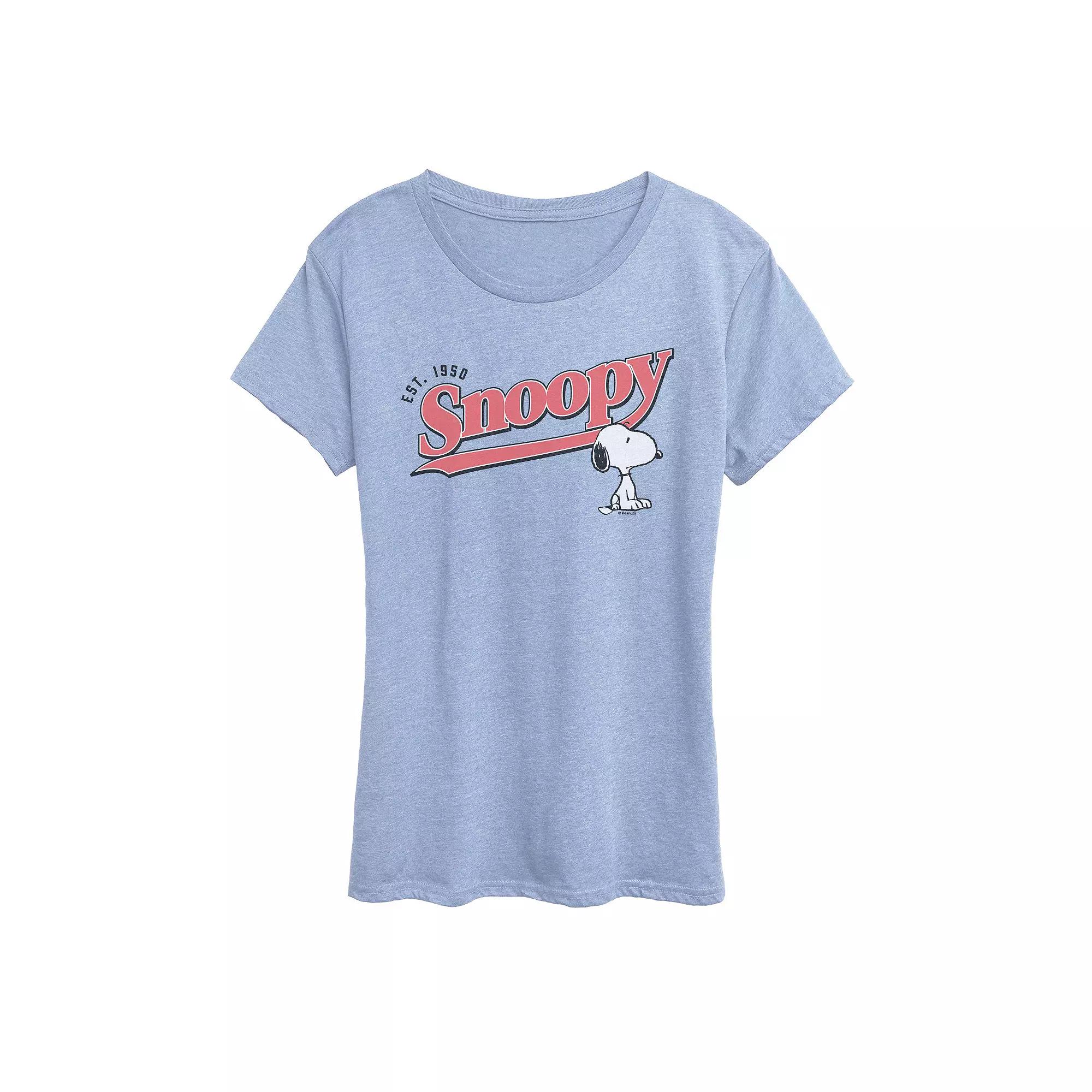 Women's Peanuts Snoopy Est. 1950 Graphic Tee,  Product Image