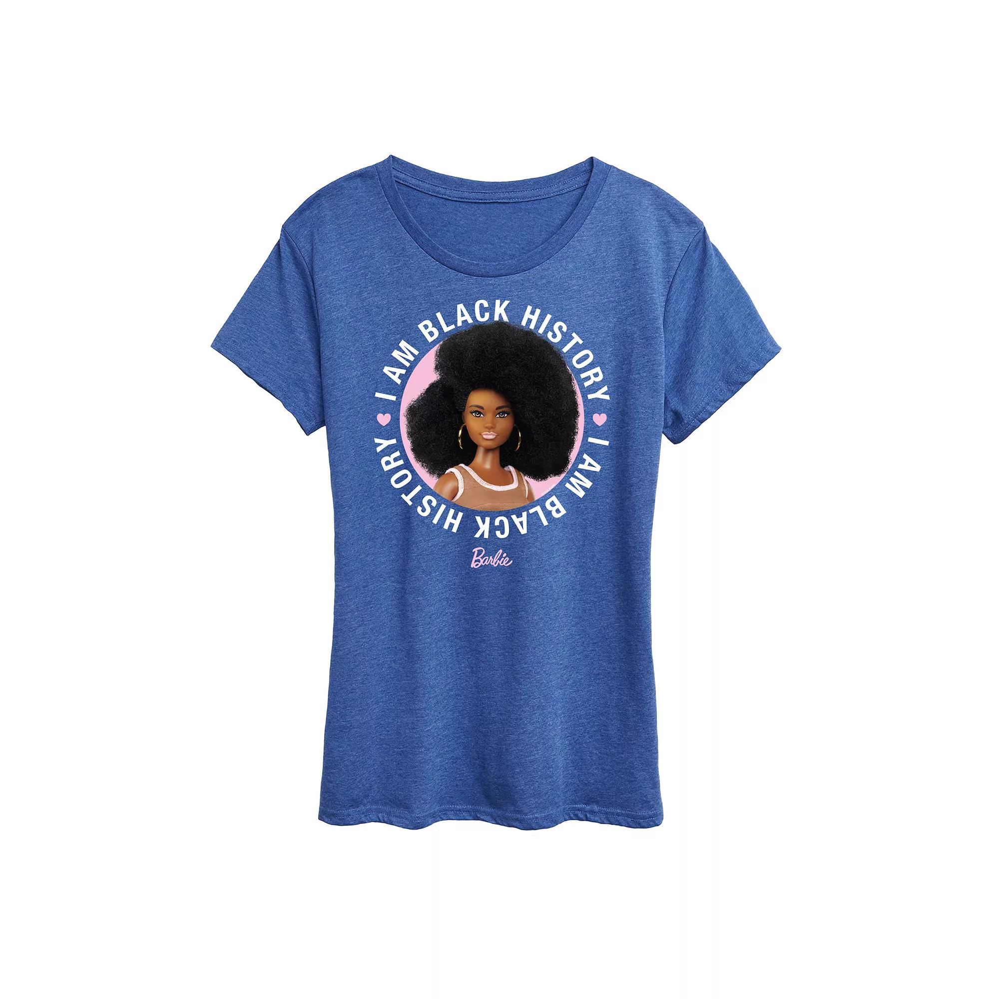 Women's Barbie I Am Black History Graphic Tee,  Product Image