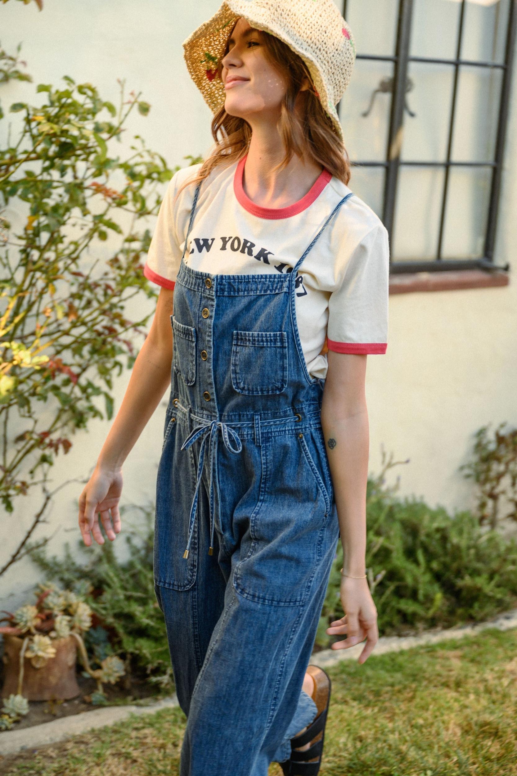 Soft Denim Jumpsuit Product Image