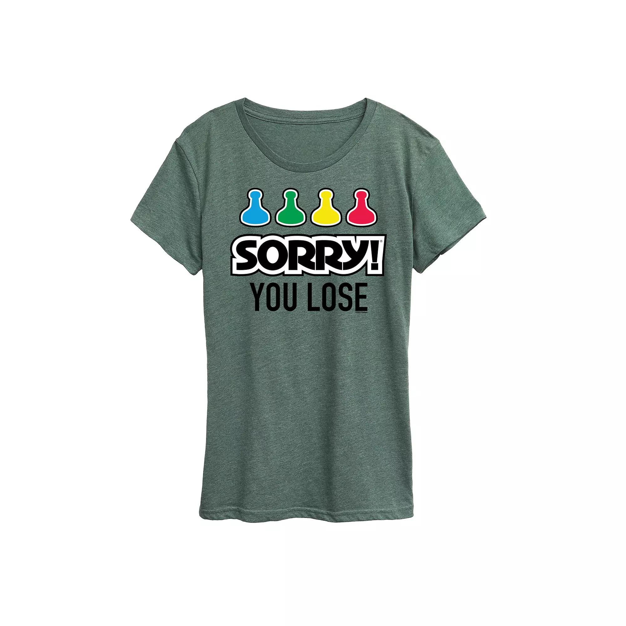 Women's Sorry Sorry I Win Tee Graphic Tee by Hasbro,  Product Image