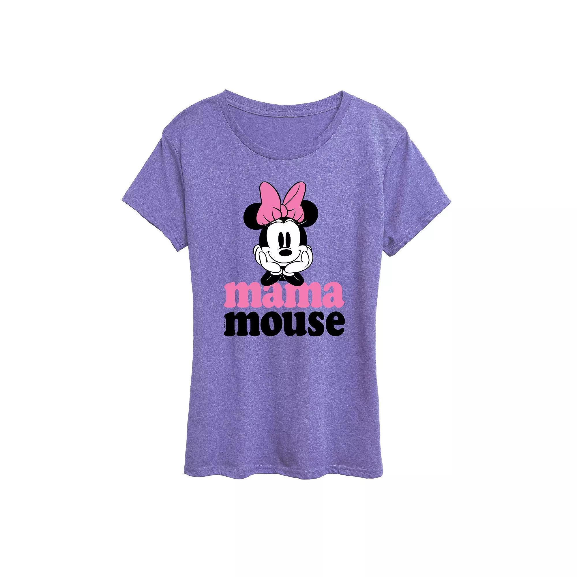 Disney's Minnie Mouse Women's Mama Graphic Tee,  Product Image