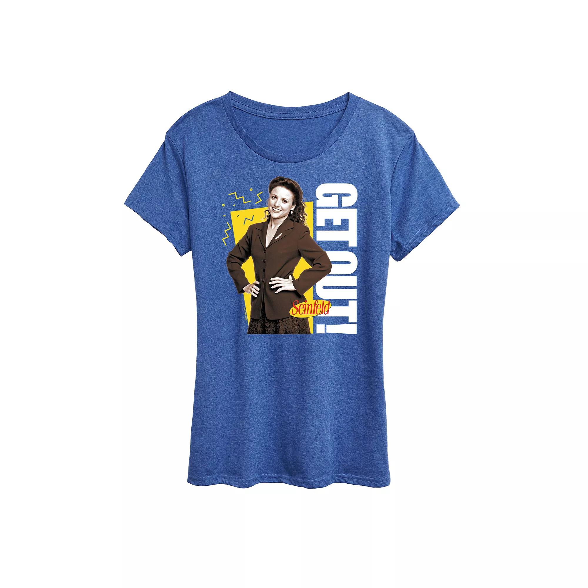 Women's Seinfeld Elaine Get Out Graphic Tee,  Product Image