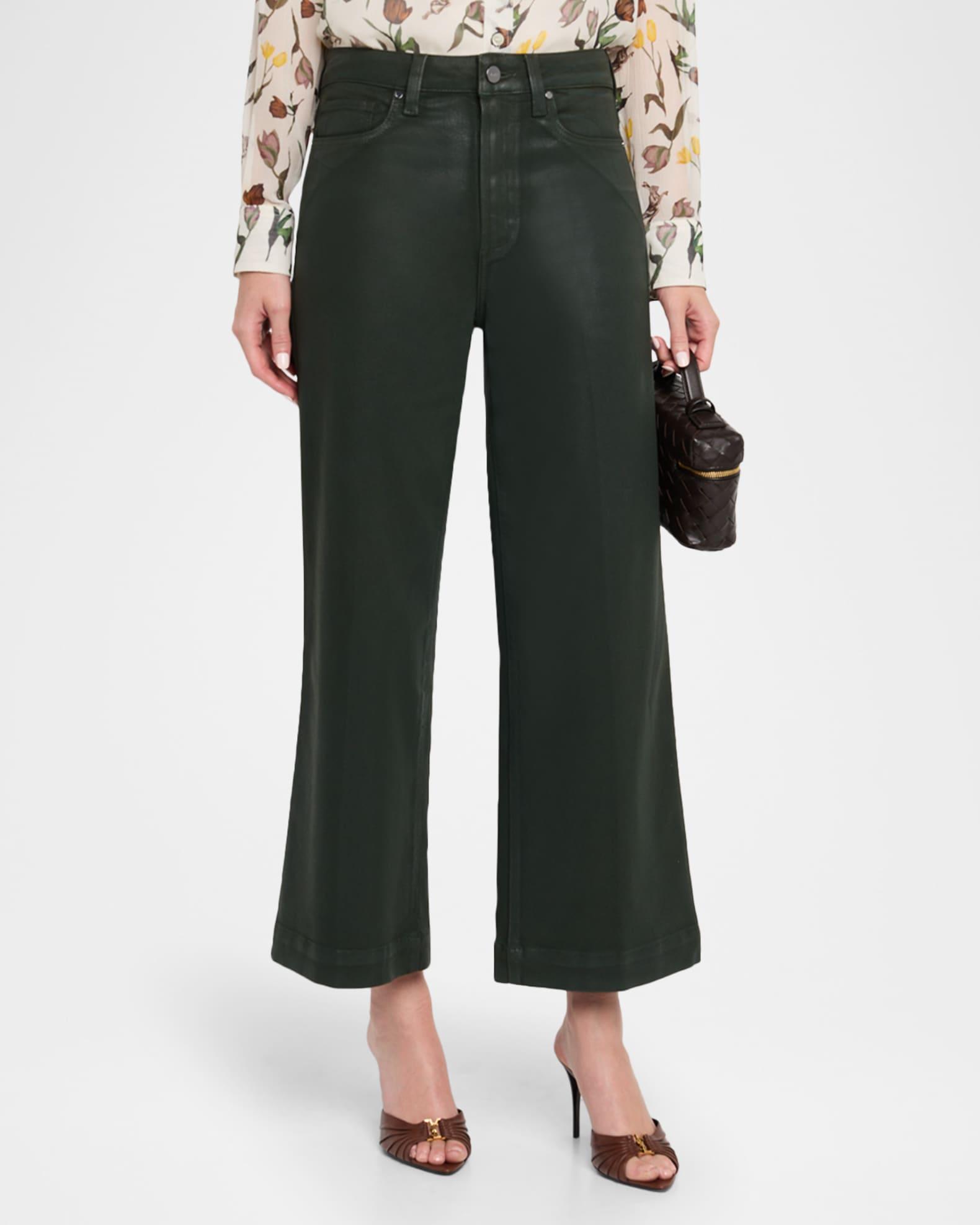 Anessa Coated Wide Ankle Jeans Product Image