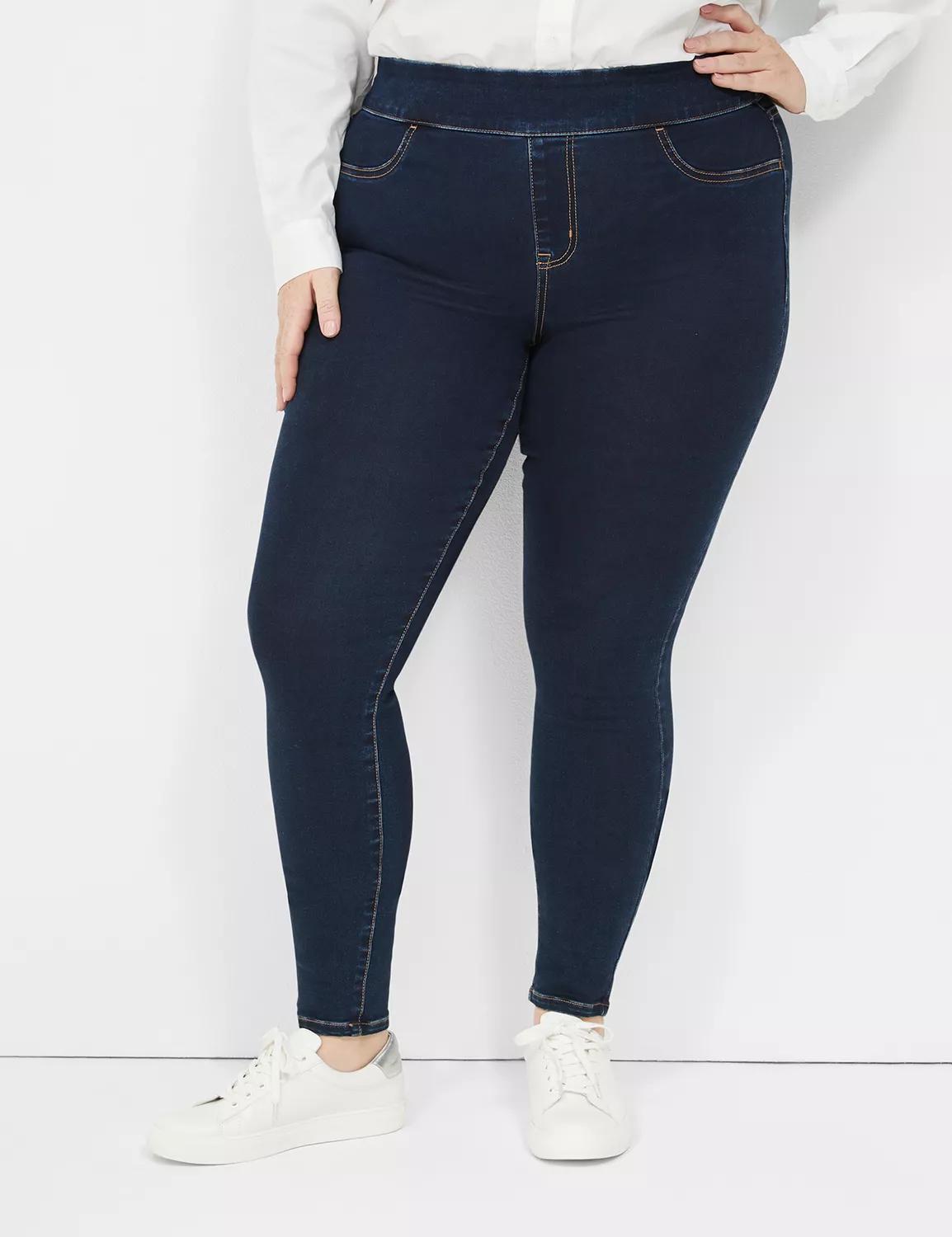 Pull-On High-Rise Sateen Jegging Product Image
