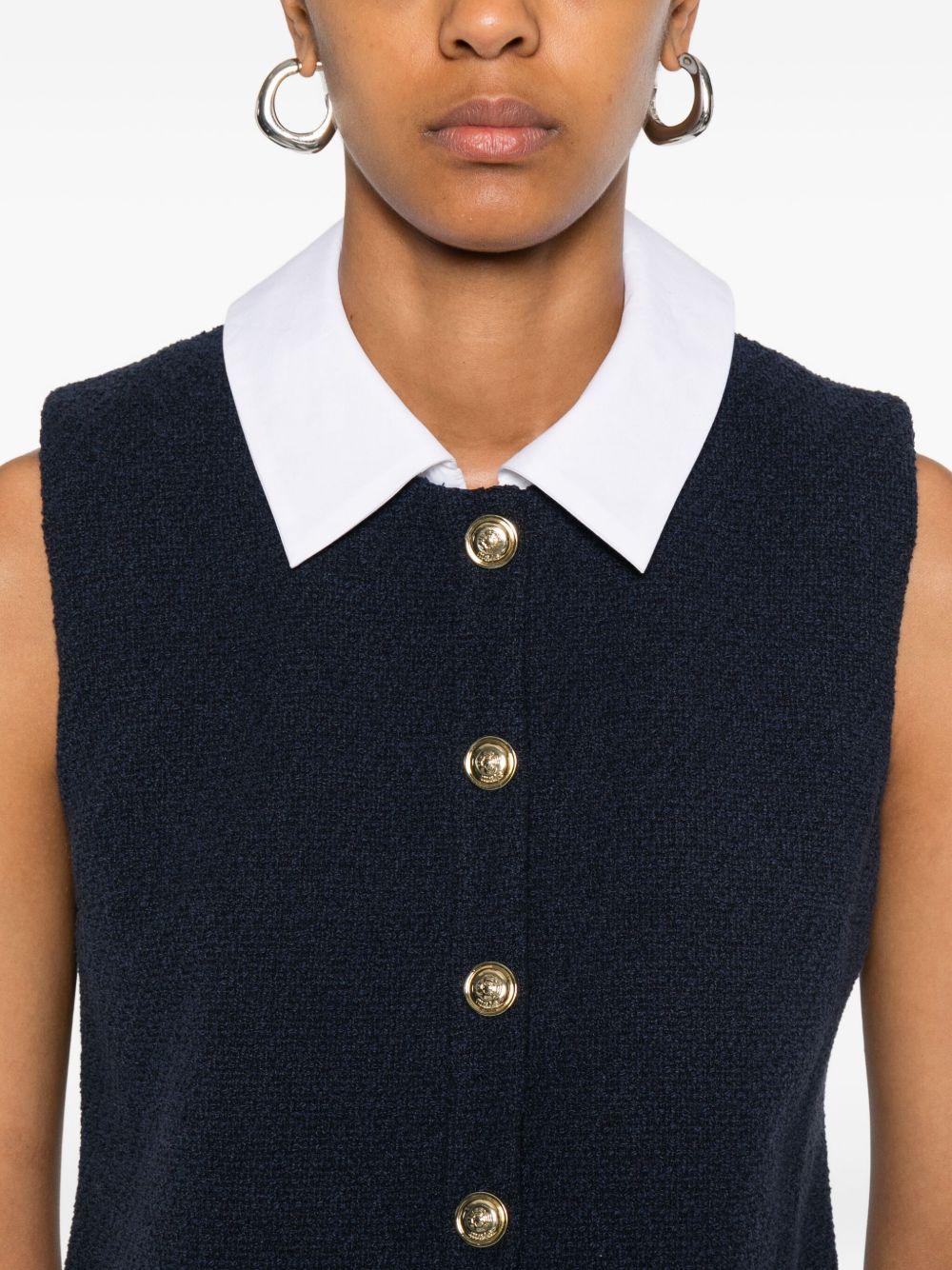 pleated-collar dress Product Image