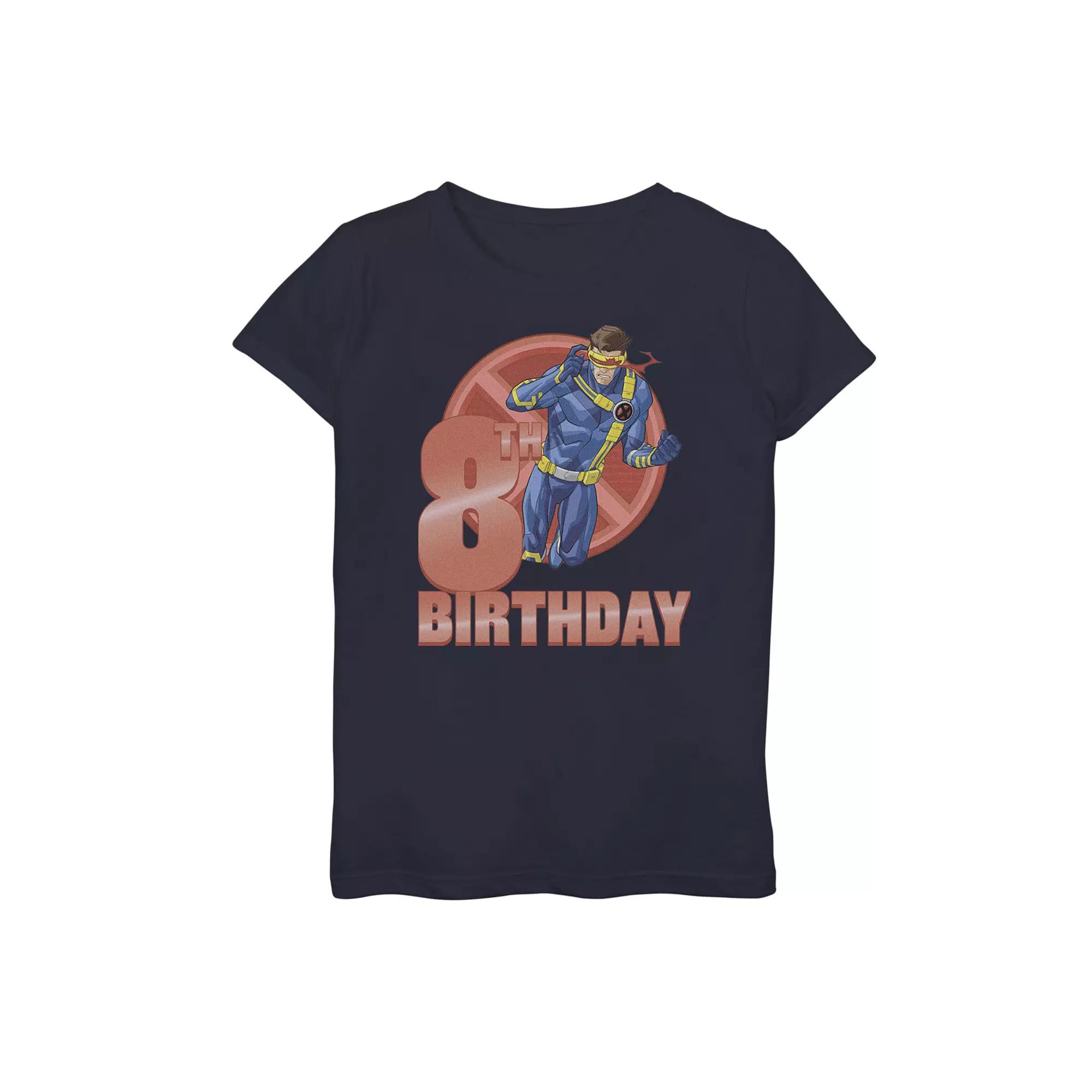 Girls 7-16 Marvel X-Men Cyclops 8th Birthday Badge Graphic Tee, Girl's,  Product Image