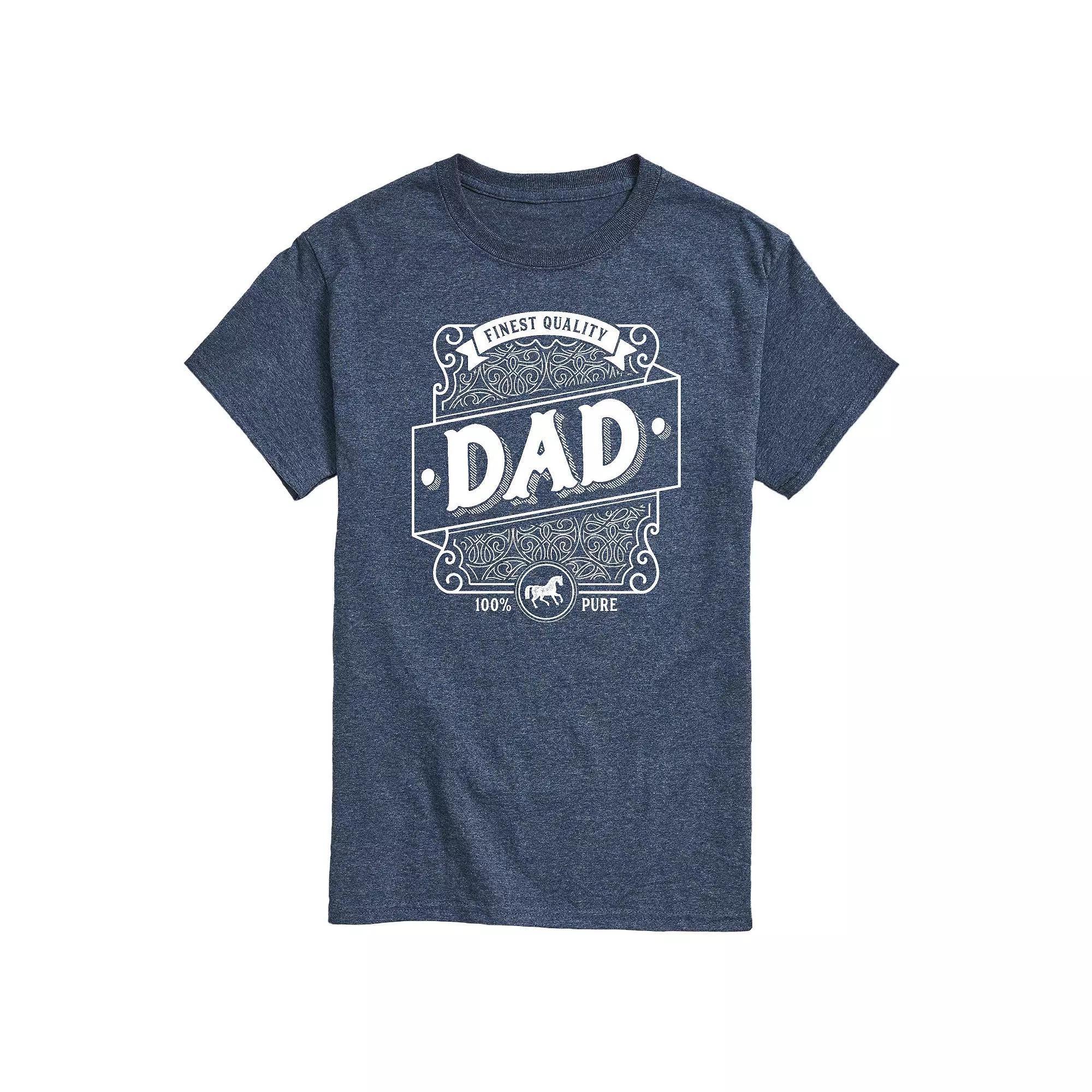 Men's Dad Liquor Label Graphic Tee,  Product Image