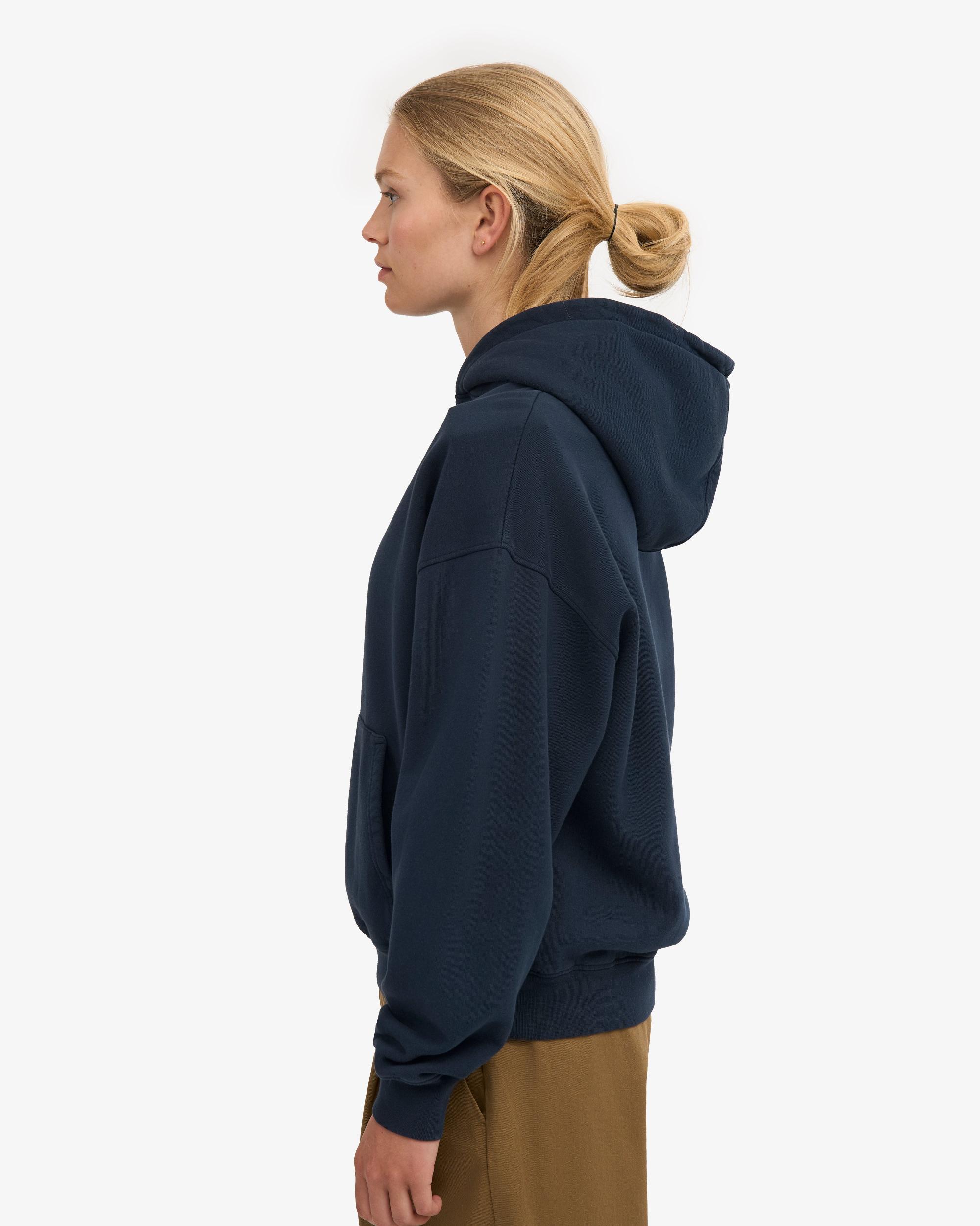 Organic Oversized Hood - Navy Blue Product Image