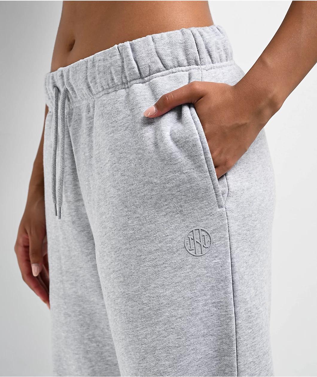 Ninth Hall Fundamentals Milla Heather Grey Relaxed Sweatpants Product Image